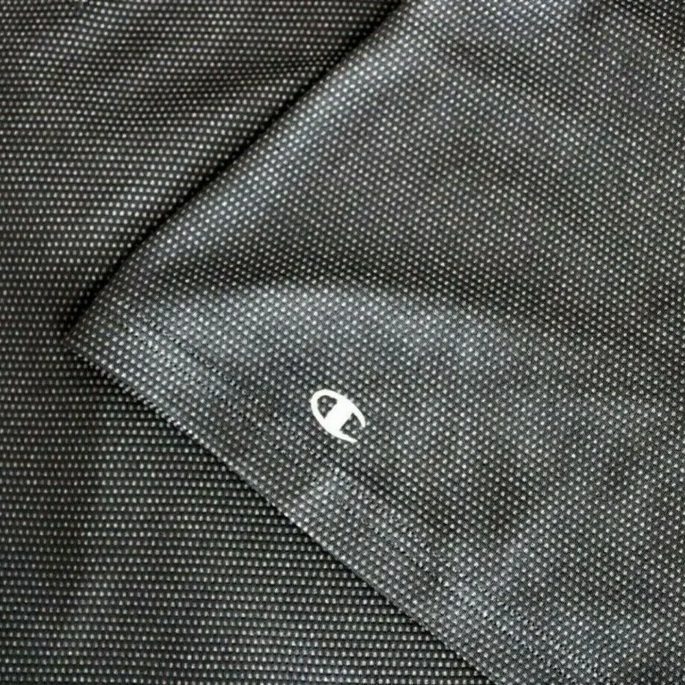 T-Shirt Short Sleeve Crew Neck Casual Dot Pattern Gray Champion Men's Size 2XL - Picture 3 of 6